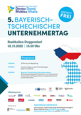 Banner 5. Bayerisch-Tschechischer Unternehmertag