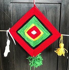 Banner Jahresausstellung "Einmal um die ganze Welt"