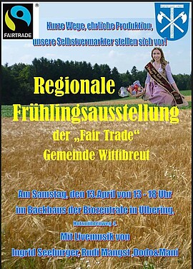 Banner Regionale Frühlingsausstellung Fairtrade