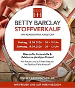 Logo Stoffverkauf im Fashion Park Arnstorf