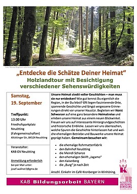Banner „Entdecke die Schätze Deiner Heimat"
