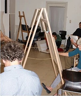 Banner AKTZEICHNEN im GLASBAU