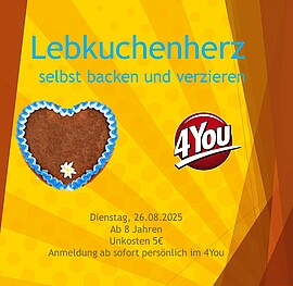 Banner Lebkuchenherz selbst backen & verzieren