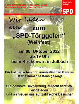 Banner SPD "Törggelen"