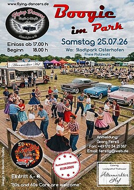 Banner "Boogie im Park"