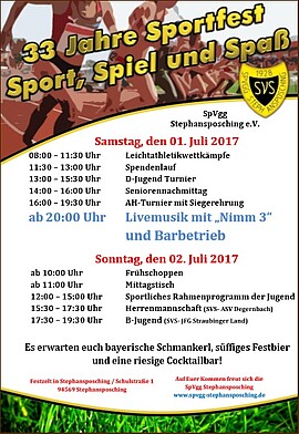 Banner Sportfest 2017