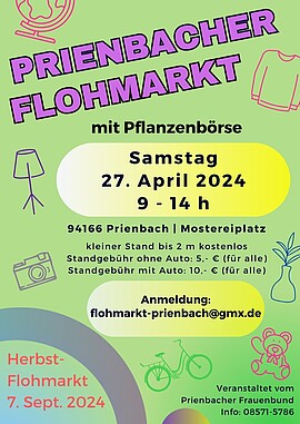 Banner Flohmarkt Prienbach 