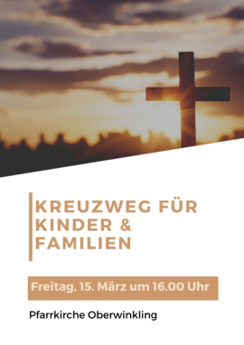 Banner Kinderkreuzweg in Niederwinkling