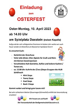 Banner Osterfest Daxstein