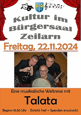 Banner Kultur im Bürgersaal 