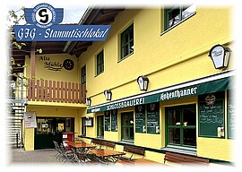 Banner GFG-Stammtischabend in Mamming