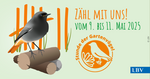 Logo Mitmachen bei der „Stunde der Gartenvögel“ – Gemeinsam Bayerns Vogelwelt entdecken! 