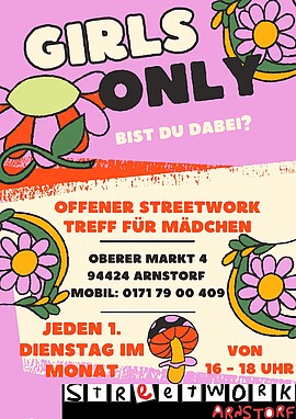 Banner Girls Streetwork-Treff 