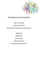 Logo 2. Sommerfest