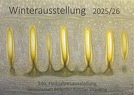 Banner Finissage der Winterausstellung der GBK Straubing