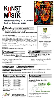 Banner Kulturnacht - Irische Balladen und Geschichten - Kunst und Kulturverein faMoos