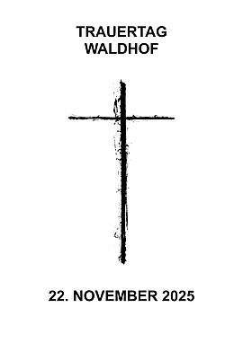 Banner Trauertag Waldhof