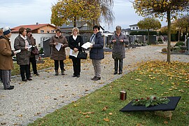 Banner Andacht für verstorbene Mitglieder