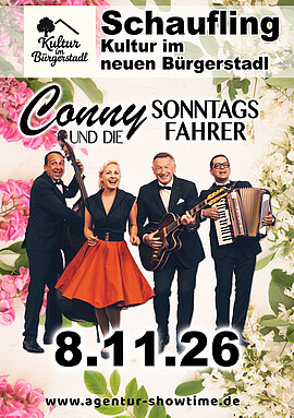 Banner Konzert „Conny und die Sonntagsfahrer“