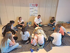 Banner Erste Hilfe-Kurs für Kinder von 10 bis 16 Jahren