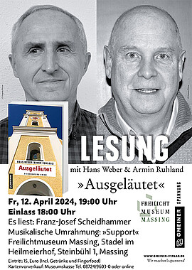 Banner Literatur-Abend - "Ausgeläutet"