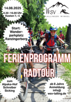 Logo Ferienprogramm Radltour mit dem WSV Lalling