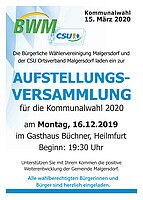 Logo Aufstellungsversammlung