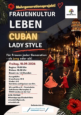 Banner Mehrgenerationenprojekt: Cuban Lady Style