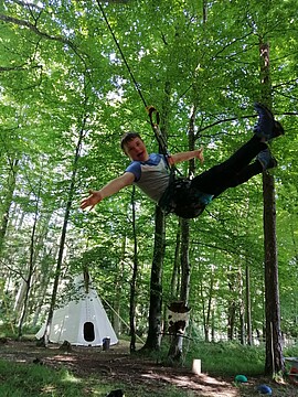 Banner Baumschaukeln