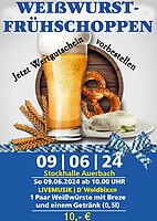 Logo Weißwurstfrühschoppen mit musikalischer Begleitung