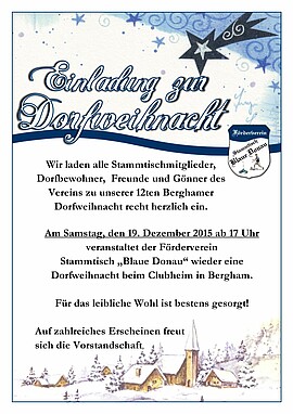 Banner Dorfweihnacht