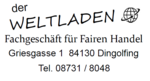 Logo Dritte Welt e.V. Dingolfing